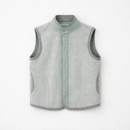 Veste din Lână - Vestă din lână  100% - Tunica Mint