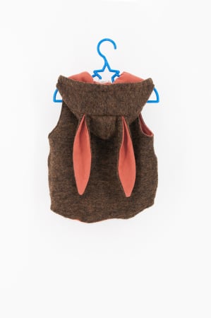 Back To Wool - Vestă din lână- Maro