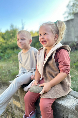 Vestă din lână - Crem [1]