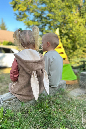 Vestă din lână - Crem [0]