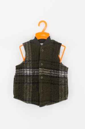 Veste din Lână - Vestă din lână fiartă -Tunica Kaky