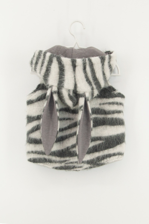 Vestă din lână fiartă - Zebra [1]