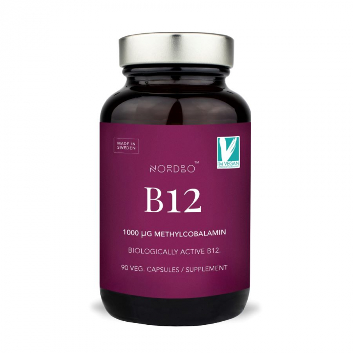 NORDBO Vitamina B12 , Vegan , 90 capsule [2]