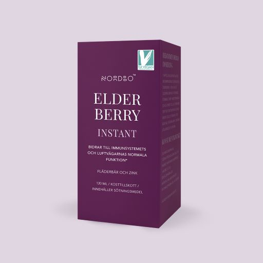 Elderberry Instant, Sirop impotriva racelii si gripei, 120 ml, NORDBO [1]