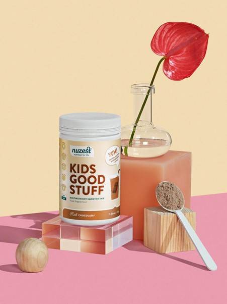 Kids Good Stuff, Shake Proteic cu Multivitamine, Ciocolata [2]