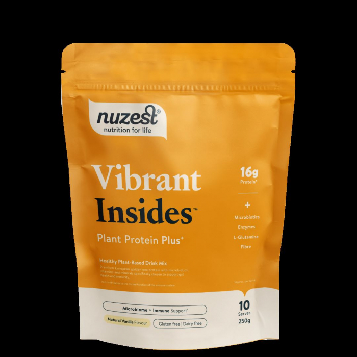 Nuzest Protein Plus Vibrant Insides (Microbiom), Aroma Vanilie, 250g [2]