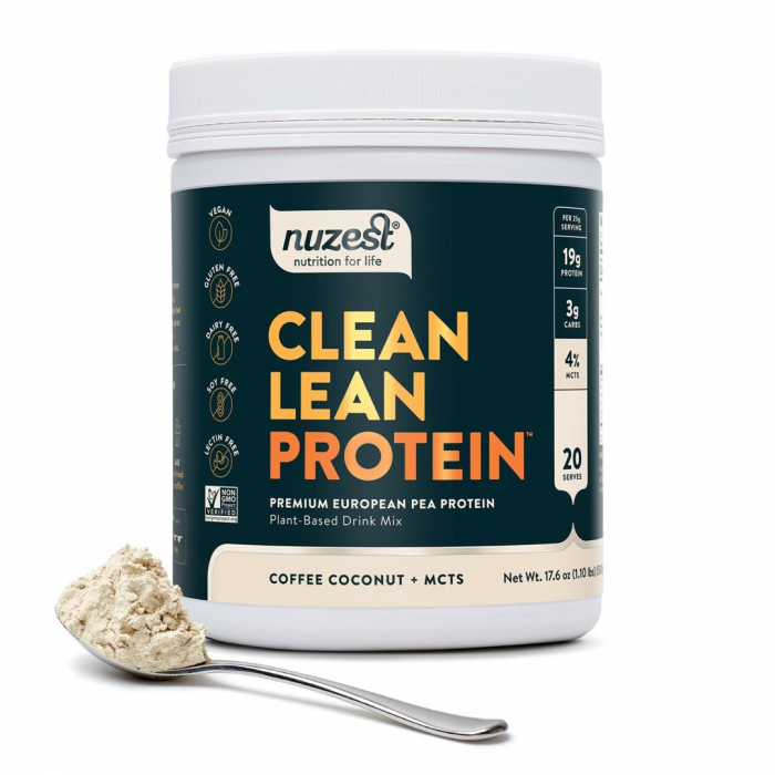 Proteina Vegetala - Clean Lean Protein - Coffee, Coconut + MCT's , 500g [1]