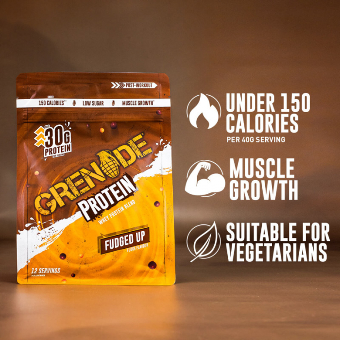 Proteine din Zer Grenade Protein Powder 480g, Aroma Ciocolata [2]