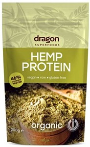 Pulbere proteica bio din canepa - Dragon Superfoods - 200g [1]