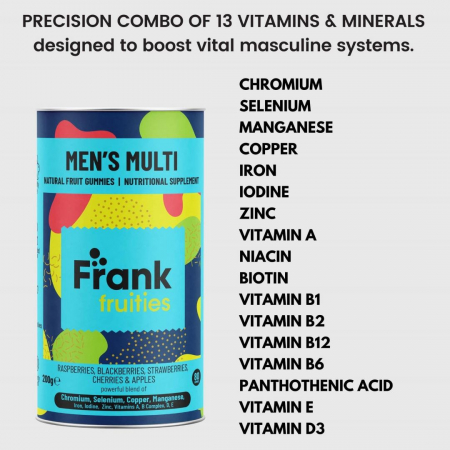 Multivitamine Men – Drajeuri din fructe (Fructe de Padure si Mar) fortificate cu Vitamine si Minerale [3]