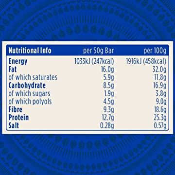 Baton Proteic Keto cu Ciocolata, Portocale si Arahide, PULSIN, 50g [3]