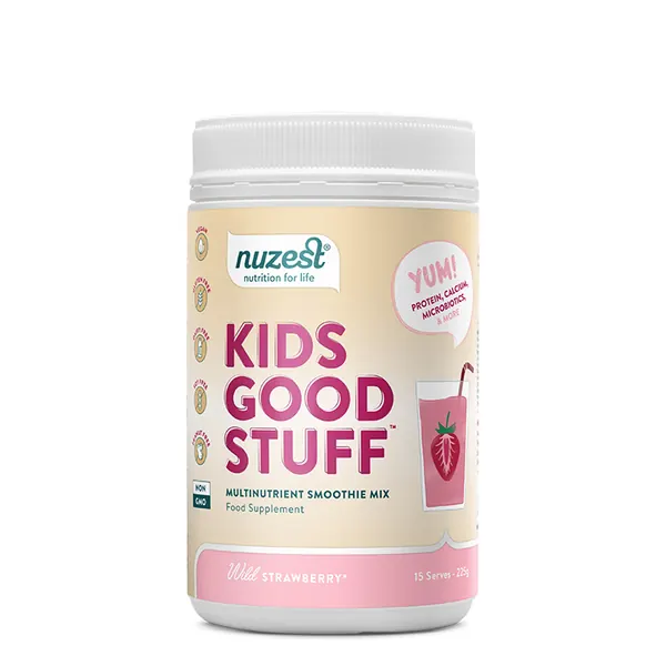 Superalimente - Kids Good Stuff, Shake Proteic cu Multivitamine, Fragi