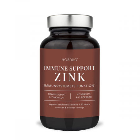 Sistem Osos, Articular si Muscular - Nordbo Zinc Immune Support - 90 capsule