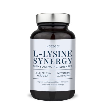 Vitamine si Minerale - NORDBO L-Lysine Synergy, 90 capsule