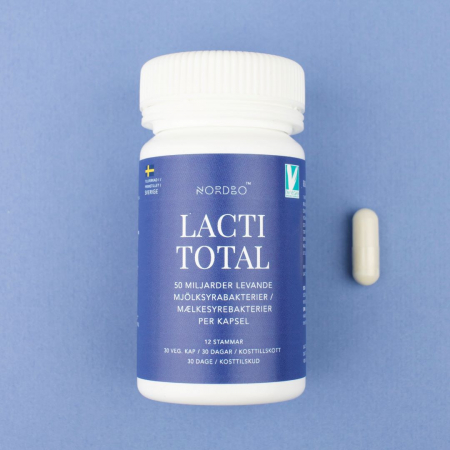 Vitamine si Minerale - NORDBO Probiotice LactiTotal (50 Miliarde) – 30 capsule