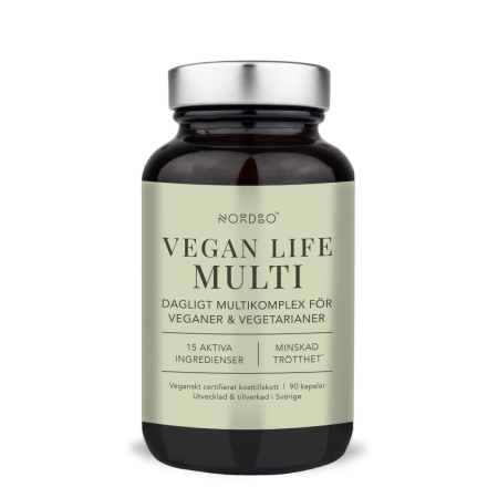 Vitamine si Minerale - Nordbo Vegan Life Multi Vitamine & Minerale, 90 capsule