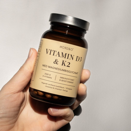 NORDBO - Vitamina D3 (2500UI) & K2 & Magneziu Bisglicinat [1]