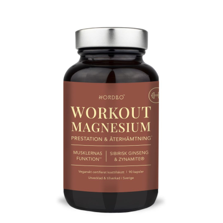 Vitamine si Minerale - NORDBO Workout Magnesium - 90 capsule