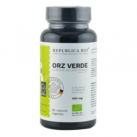 Superalimente - Orz Verde Ecologic din Germania (400 mg) Republica BIO, 90 capsule