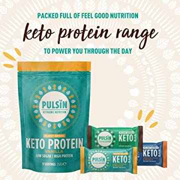 Pulbere Proteica Keto cu aroma Vanilie PULSIN 252g [3]