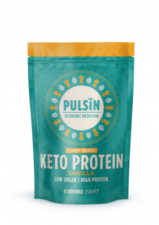 Pulbere Proteica Keto cu aroma Vanilie PULSIN 252g [0]