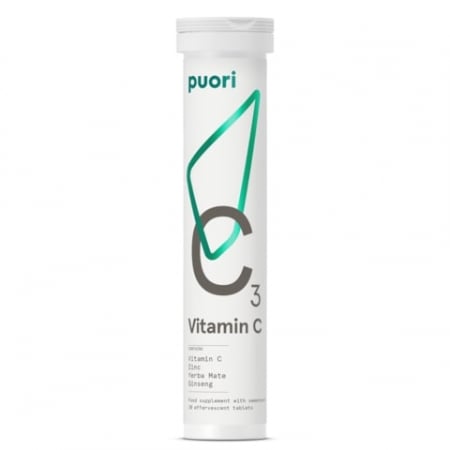 Puori C3 – Vitamina C 500mg – 20 Comprimate Efervescente