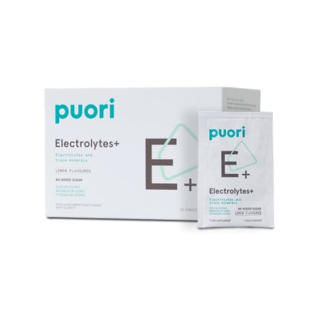 Sport - Puori E+ Electrolytes+ – Sodiu, Potasiu și Magneziu – 30 plicuri