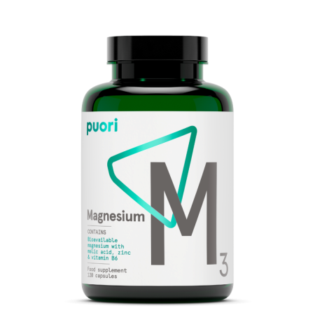 Puori M3 Complex de Magneziu, Zinc, Vitamina B6 si Acid Malic Vitamine si Minerale - Puori M3 Complex de Magneziu, Zinc, Vitamina B6 si Acid Malic