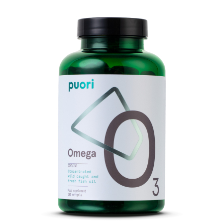 Puori O3 – Omega 3 (ulei de pește concentrat și pur) - 180 capsule