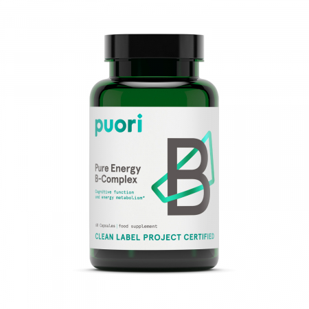 Vitamine si Minerale - Puori Pure Energy B-Complex, 60 capsule