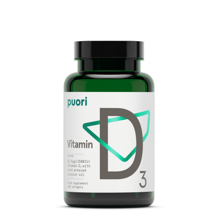 Puori D3 - Vitamina D din surse naturale  (2500UI)