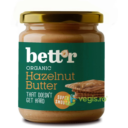Mic Dejun - Snacks - Unt de Alune de Padure Ecologic/Bio 250g BETTR
