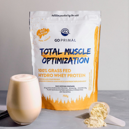 Whey Protein Muscle Optimization - Go Primal - Vanilie - 750g [0]