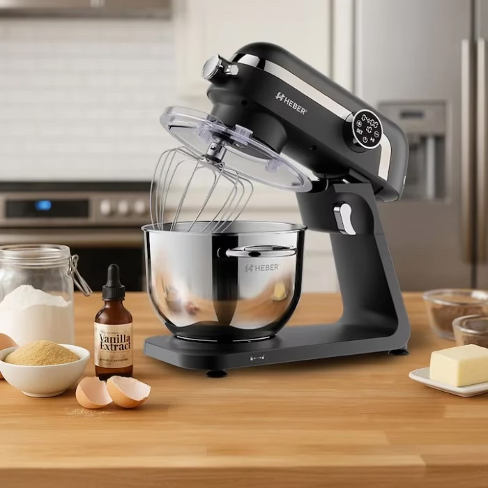 4. Mixer cu bol din inox Heber® HBR-1512N