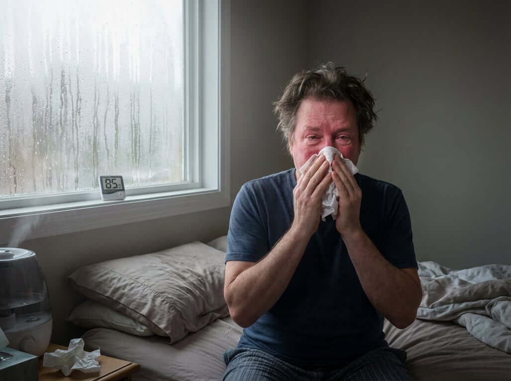 camera cu umezeala, alergie la mucegai