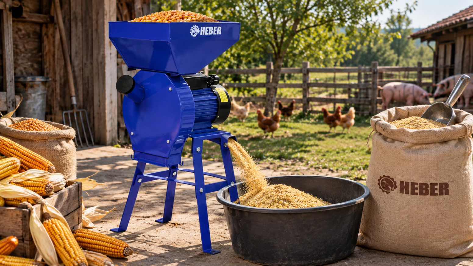 Care este cea mai recomandata moara electrica pentru porumb si furaje? 5 modele pentru macinarea cerealelor si stiuletilor in 2026