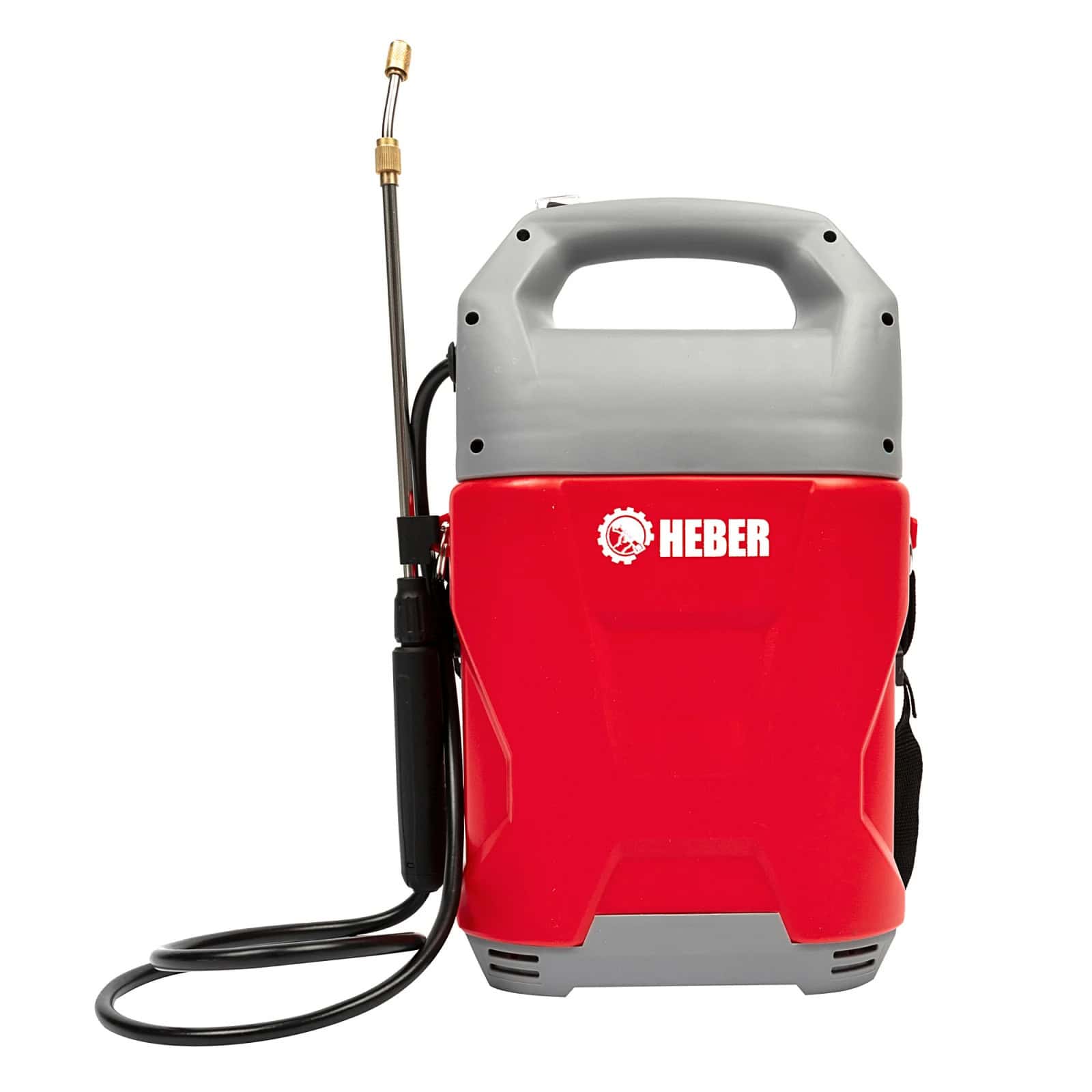 Pompa de stropit cu acumulator Heber® Profesional, 8L, Li-ION, cu lance din inox si duza din bronz