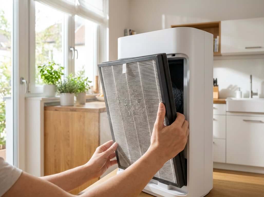 purificator de aer, praf