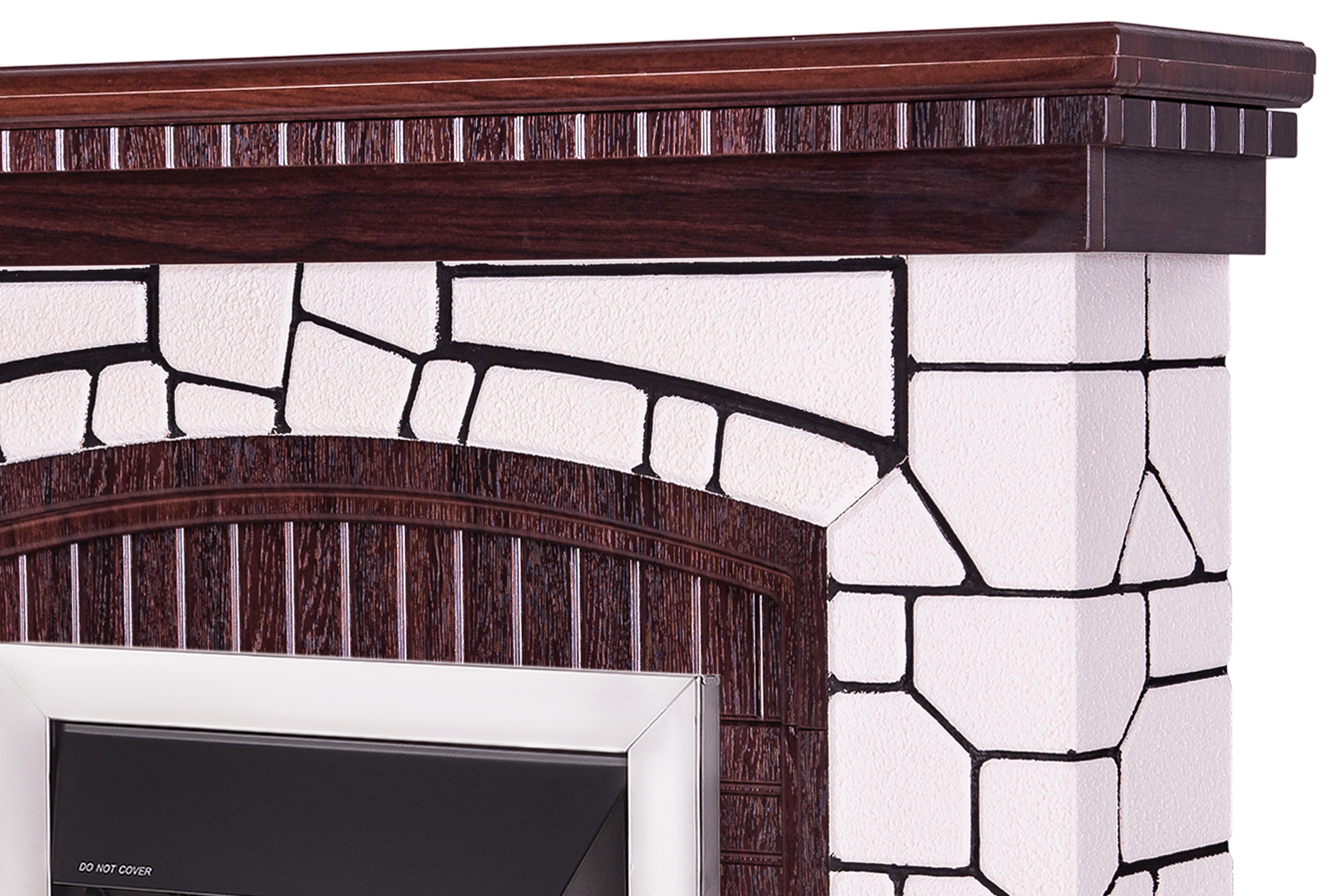 Semineu electric Natali cu Galileo Silver, Dimensiuni 1040x1100x300 mm [2]