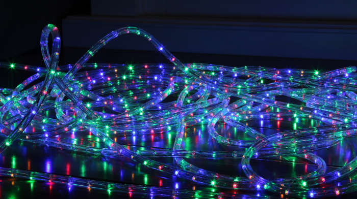 Rola led, furtun luminos de exterior, MULTICOLOR 20 m, alimentator inclus [2]