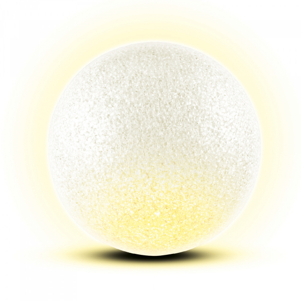 Decor glob EVA, 2 buc LED alba calda, Ø15 cm [2]