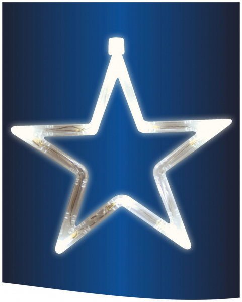 Decor pentru fereastră, cu LED, stea, 19 cm, 4,5V [2]