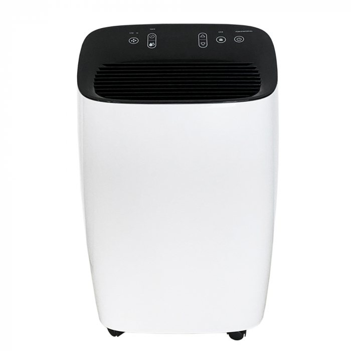 Dezumidificator Heber® 12 l /zi, cu rezervor de apa de 2l, blocare pentru copii, furtun de scurgere pentru drenaj continuu, eficient energetic D015C-12L [5]