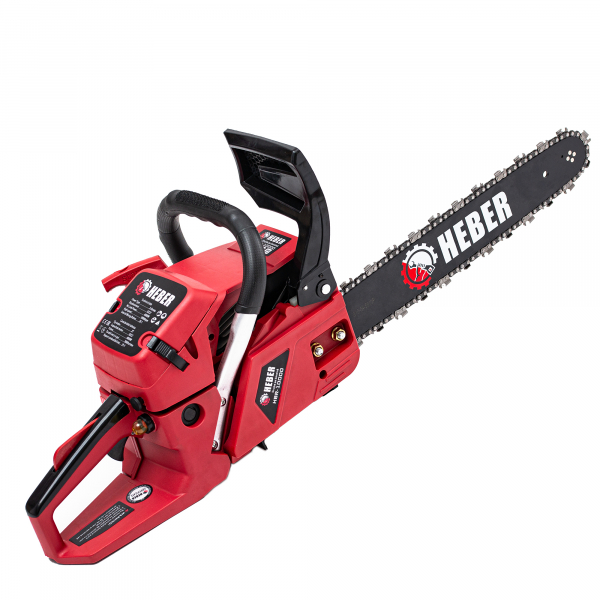 Drujba pe benzina HEBER®, 4cp, 52 cc, lama 40 cm 10000 rpm + accesorii incluse [6]