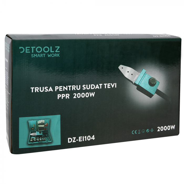 Trusa pentru sudat tevi PPR 2000W [8]
