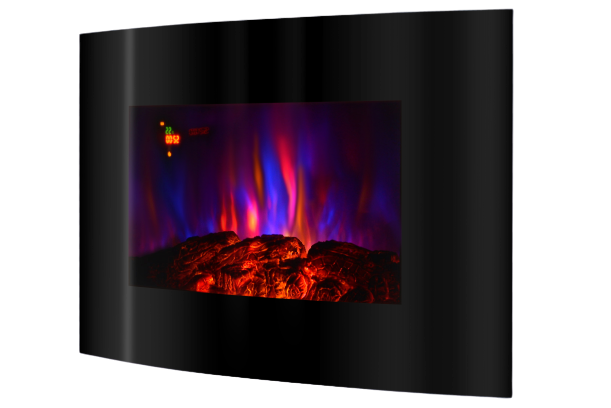 Focar electric Carlos, Dimensiuni (I*L*A) :560*900*145 mm, Termostat reglabil, Efect 3D, Curbat [5]