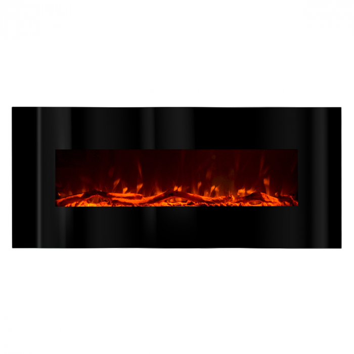 Focar electric de perete Madrid, Dimensiuni (I*L*A) :550*1280*140 mm, Flacara colorata, Telecomanda, 1500W [5]