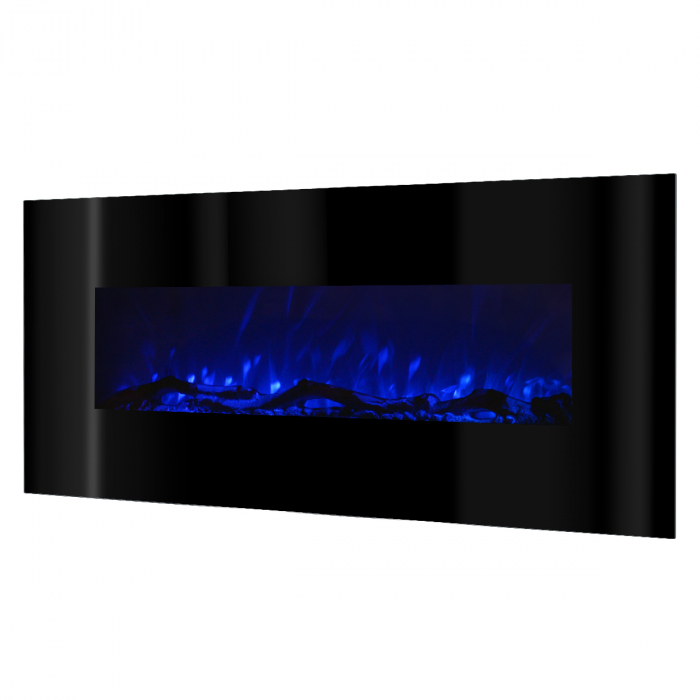 Focar electric de perete Madrid, Dimensiuni (I*L*A) :550*1280*140 mm, Flacara colorata, Telecomanda, 1500W [4]