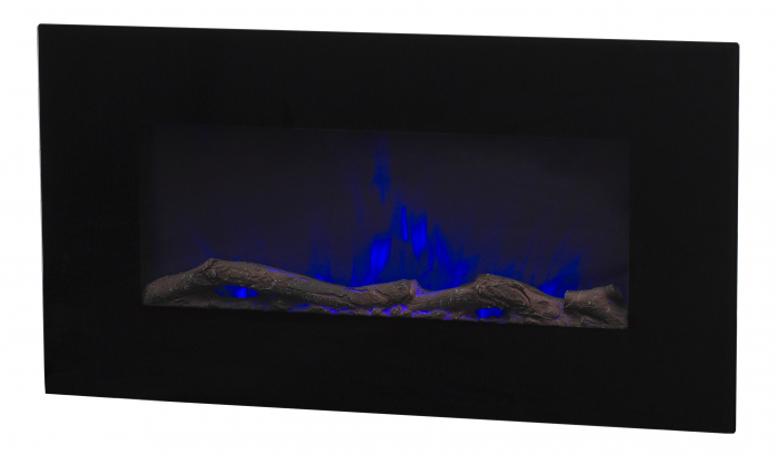 Focar electric de perete Marcus, Dimensiuni (I*L*A) :450*840*140 mm, Flacara colorata, Telecomanda, 2 trepte de incalzire [2]