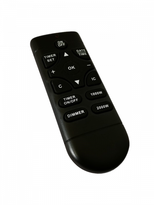 Focar electric incorporabil Galileo gold, Dimensiuni (I*L*A) :595*485*120 mm, Termostat ajustabil, Efect 3D, Telecomanda [3]